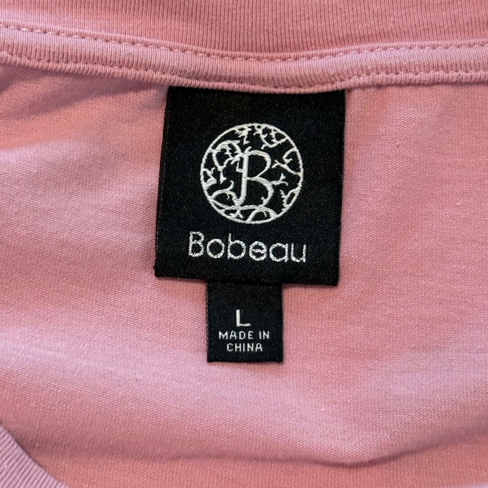 Bobeau Pink Boho Blouse with Ruffled Details - Picture 5 of 7